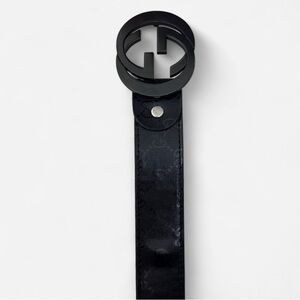 Black Designer Men's Belt